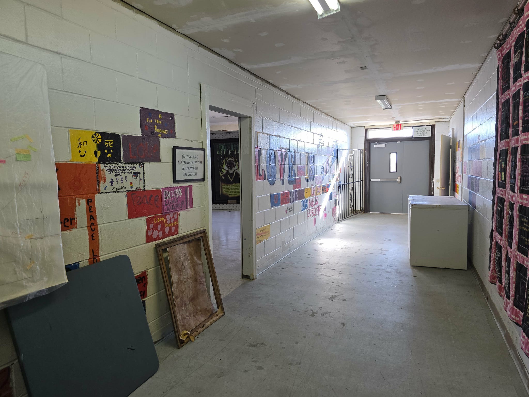 Inside the museum halls