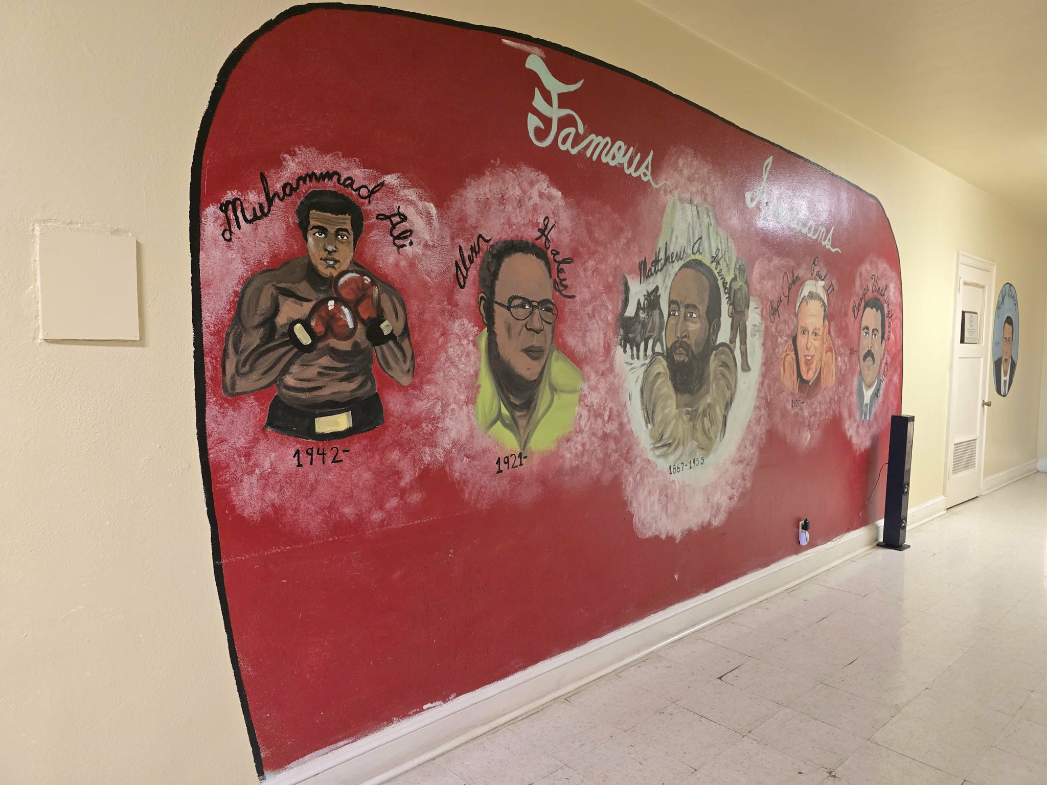 Hand-painted tributes